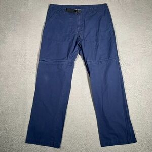 Outdoor Research Pants Mens 38 Blue Runout Convertible Ripstop Belted Hiking